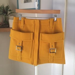 Sonia Rykiel Skirts - Sonia by Sonia Rykiel yellow wool mini skirt S Sonia Rykiel Skirts - Sonia by Sonia Rykiel yellow wool mini skirt S